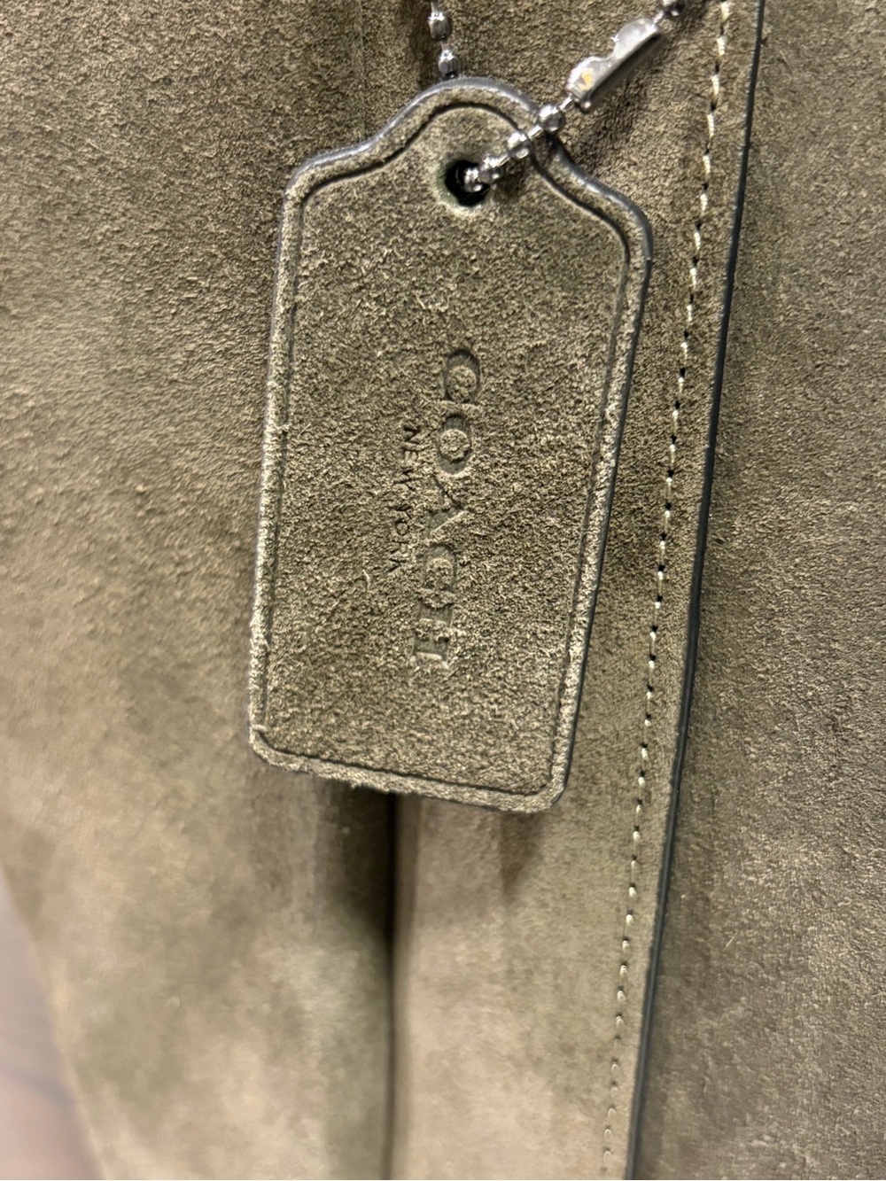 Coach Outlet Hadley Turnlock in Olive - Picture 2 of 3